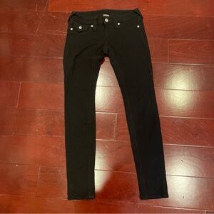 Y2K MISTY Black Skinny Jeans